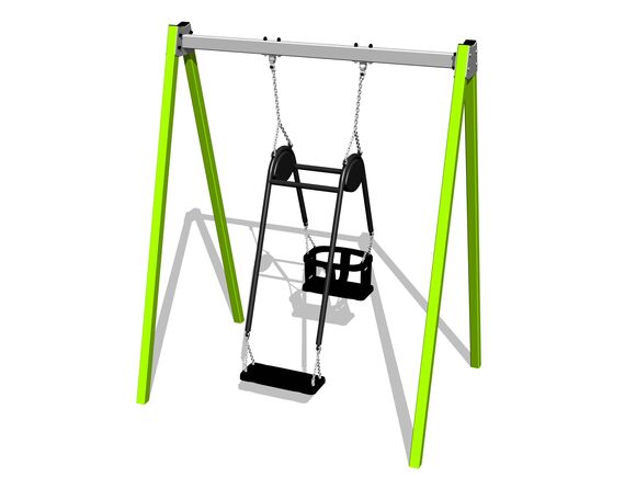 Láncos hinta Baba - Mama - lime (szab. mag. 1,5 m)