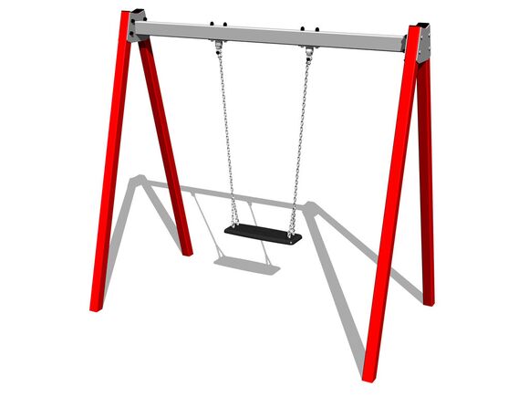 Láncos hinta RH6111KR - piros (szab. mag. 1,0 m)