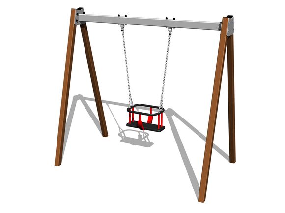 Láncos hinta RH6112KW - barna (szab. mag. 1,0 m)