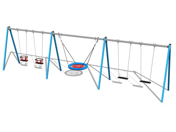Láncos Ötszörös hinta RH6521KB - kék (szab. mag. 1,5 m)