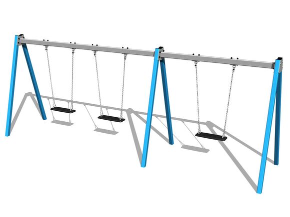 Láncos hármas hinta RH6311KB - kék (szab. mag. 1,0 m)