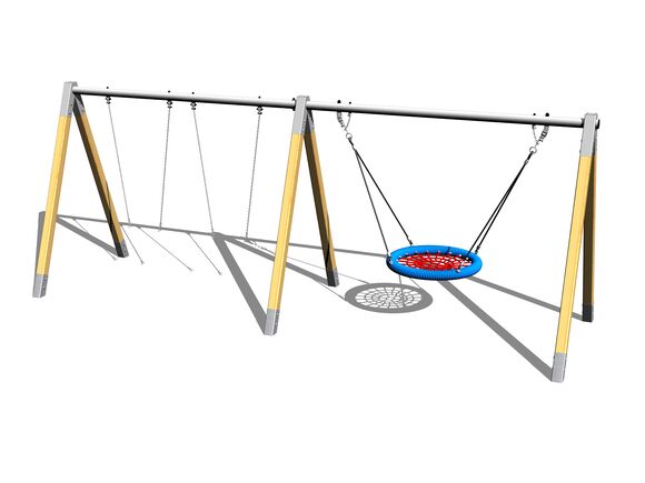 Láncos hármas hinta RH320D (szab. mag. 1,5 m)