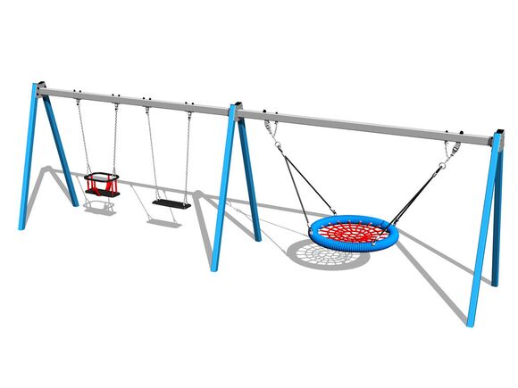 Láncos hármas hinta RH6322KB - kék (szab. mag. 1 m)