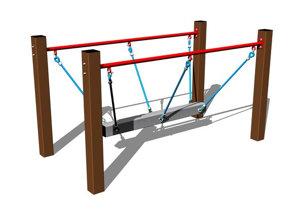 Kötélhíd LL101KW - barna (szab. mag. 1 m)