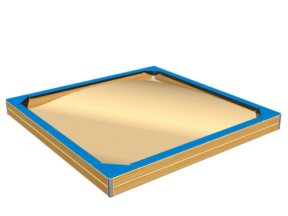 Ülőkék a homokozó teljes kerületére 3x3 m SP330DB - kék