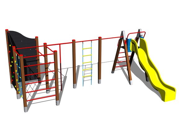 Mászó összeállítás SS102KW - barna