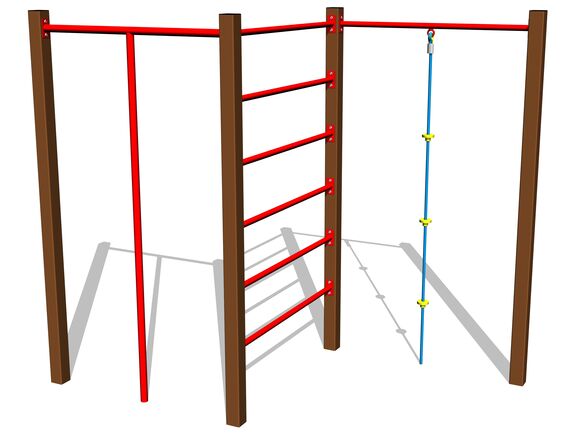 Mászó összeállítás SS8302KW - barna