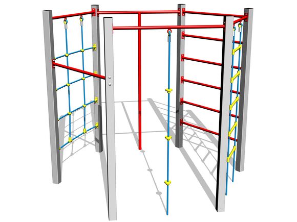 Mászó összeállítás SS8601KS - ezüst