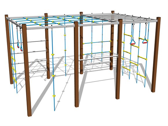 Mászó összeállítás - barna
