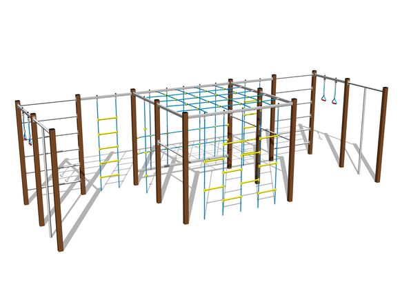 Mászó összeállítás - barna