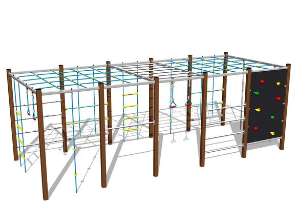 Mászó összeállítás - barna