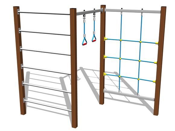 Mászó összeállítás - barna