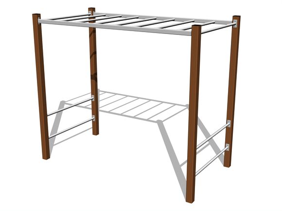 Mászó összeállítás - barna