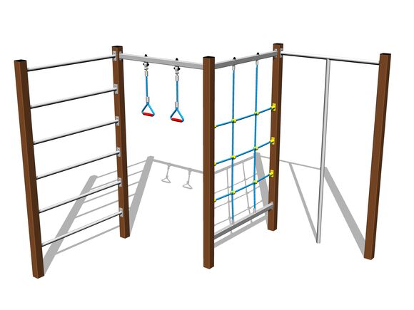 Mászó összeállítás - barna