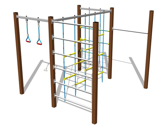 Mászó összeállítás - barna