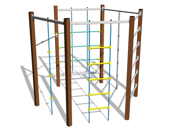 Mászó összeállítás - barna