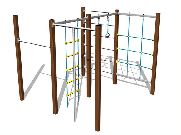 Mászó összeállítás - barna