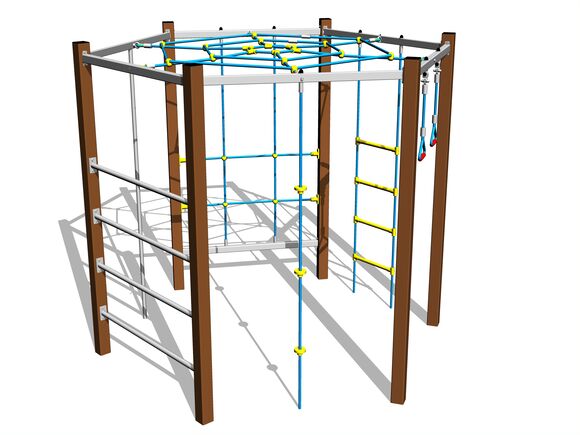 Mászó összeállítás - barna