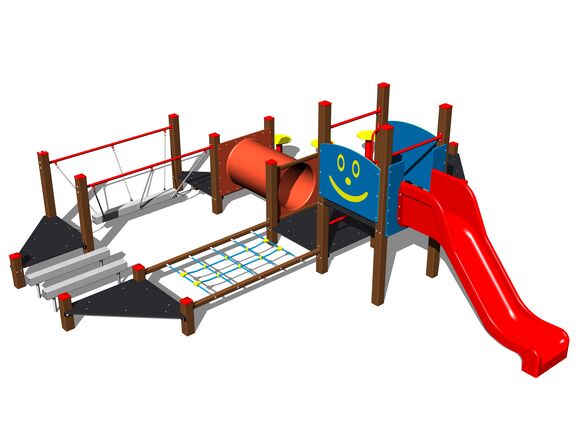 Ügyességi pálya SD102KW - barna