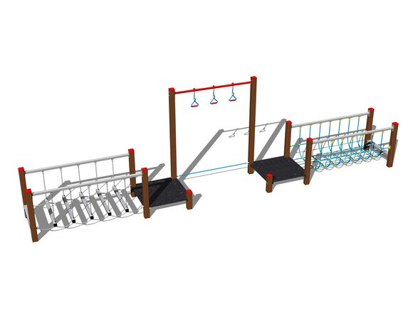 Ügyességi pálya SD106KW - barna