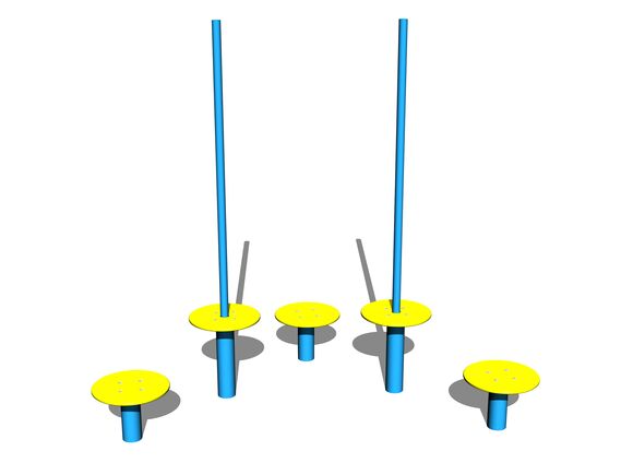 Ügyességi pálya SD113KB - kék