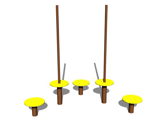 Ügyességi pálya SD113KW - barna