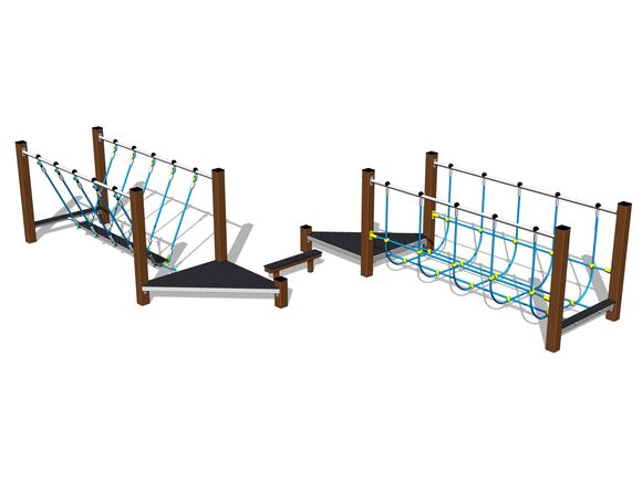 Ügyességi pálya - barna