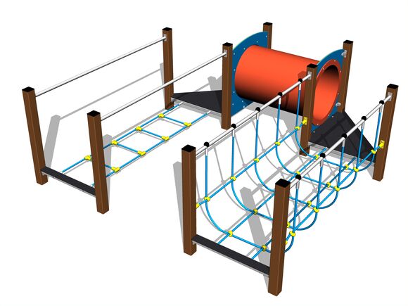 Ügyességi pálya - barna