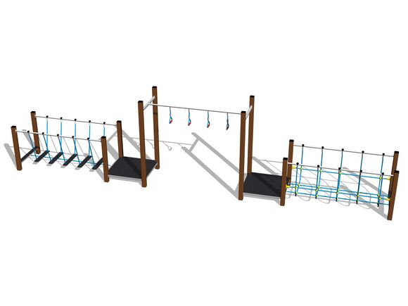 Ügyességi pálya - barna