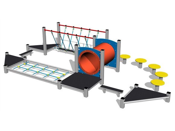 Ügyességi pálya - teljes fémszerkezet
