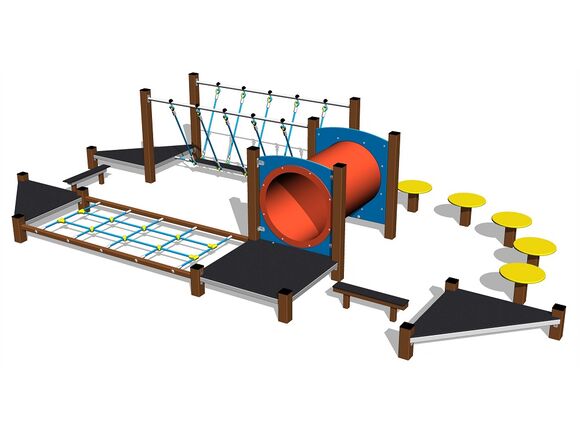 Ügyességi pálya - barna