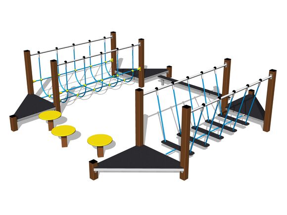 Ügyességi pálya - barna