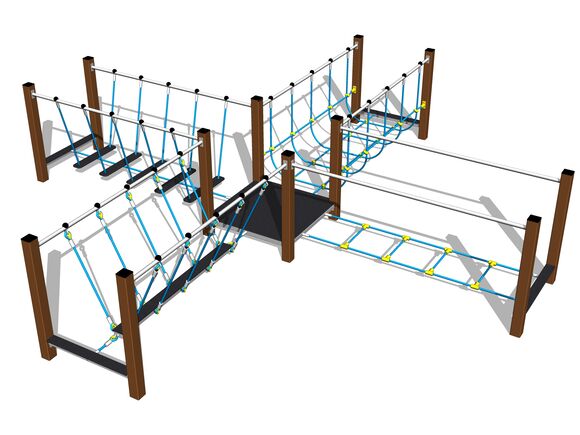 Ügyességi pálya - barna