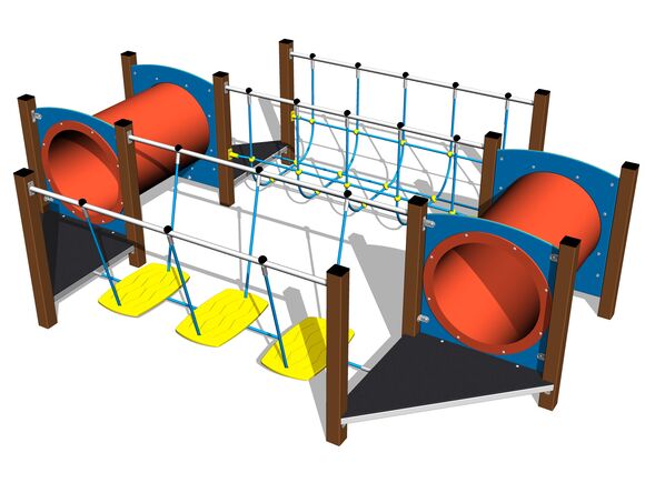 Ügyességi pálya - barna