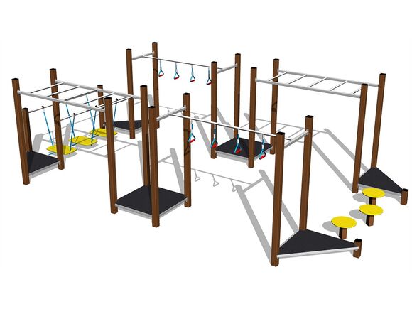 Ügyességi pálya - barna