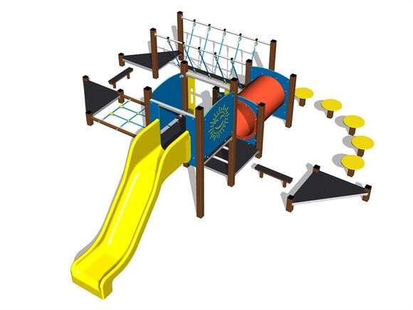 Ügyességi pálya - barna