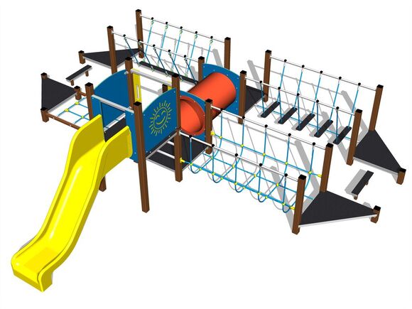 Ügyességi pálya - barna