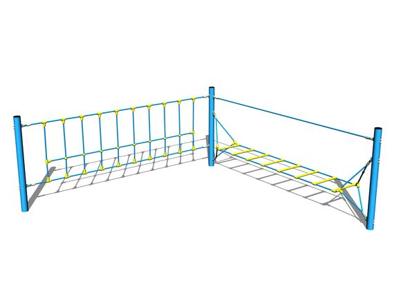 Bátorságpróba kötélpálya LP201KB - kék (szab. mag. 1 m)