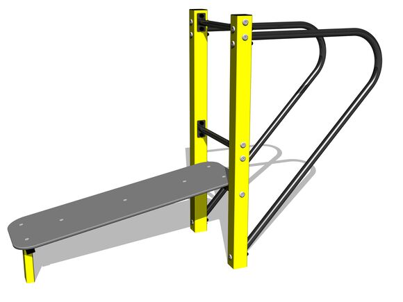 Street workout összeállítás WS8004YD - borostyán teljes fémszerkezet