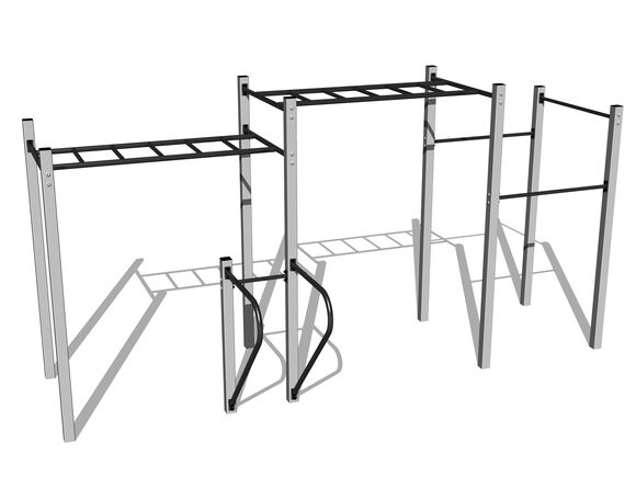 Street workout összeállítás WS8015SD - teljes fémszerkezet