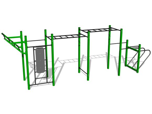 Street workout összeállítás WS8025GD - zöld