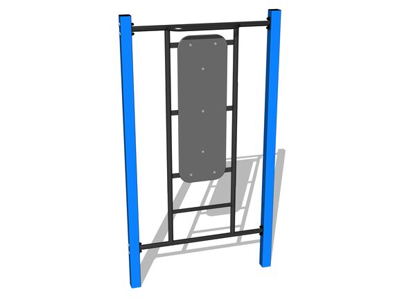 Street workout elem WP8003BD - kék teljes fémszerkezet