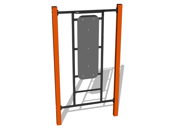 Street workout elem WP8003OD - narancs teljes fémszerkezet
