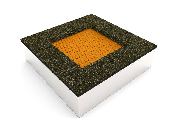 Földbe süllyesztett trambulinok TR-C140-OZ - narancs