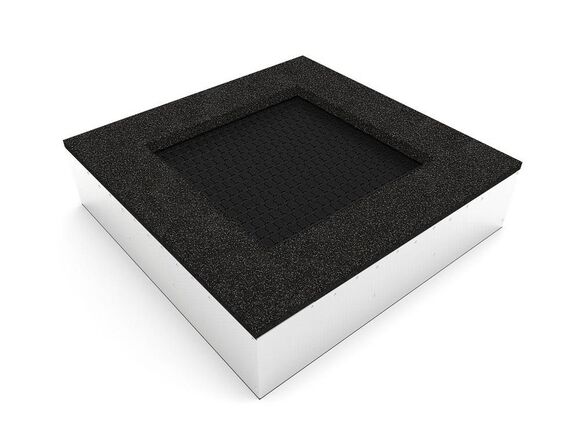 Földbe süllyesztett trambulinok TRA-C160-DZ - fekete