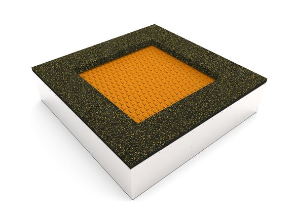 Földbe süllyesztett trambulinok TR-C160-OZ - narancs