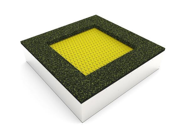 Földbe süllyesztett trambulinok TR-C160-YZ - borostyán