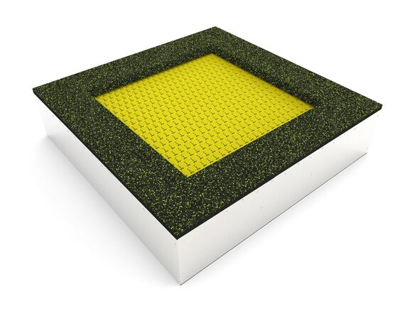 Földbe süllyesztett trambulinok TR-C180-YZ - borostyán