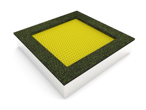 Földbe süllyesztett trambulinok TR-C210-YZ - borostyán