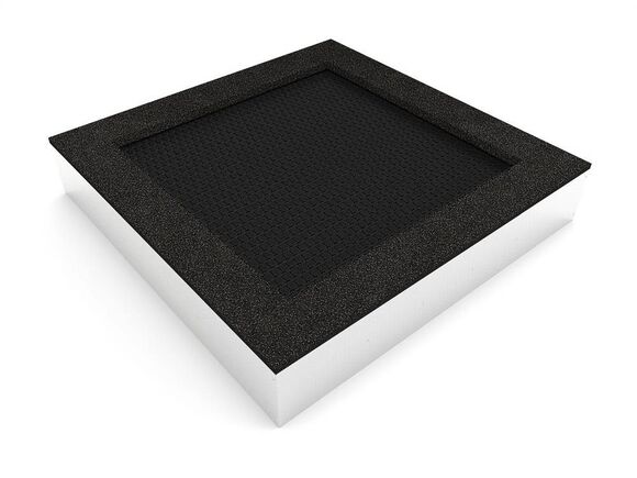 Földbe süllyesztett trambulinok TRA-C240-DZ - fekete